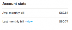 Ting Monthly Bill Through 2014 (24 months!)