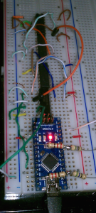 ugly breadboard mess