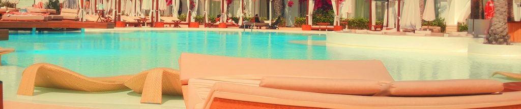 Shot of a poolside during the day